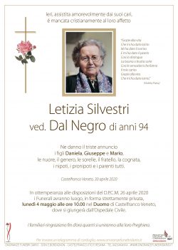 Letizia Silvestri ved. Dal Negro