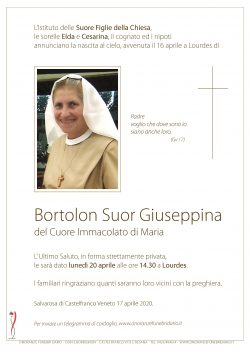 Bortolon Suor Giuseppina