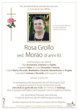 Rosa Grollo ved. Morao