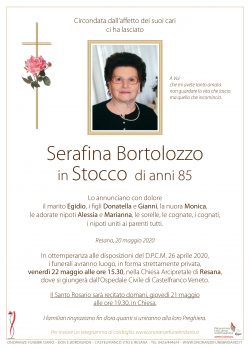 Serafina Bortolozzo in Stocco