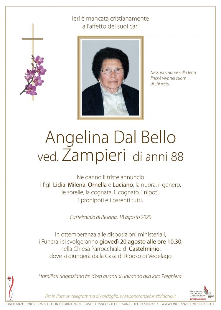 Angelina Dal Bello ved. Zampieri