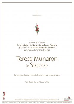 Teresa Munaron in Stocco