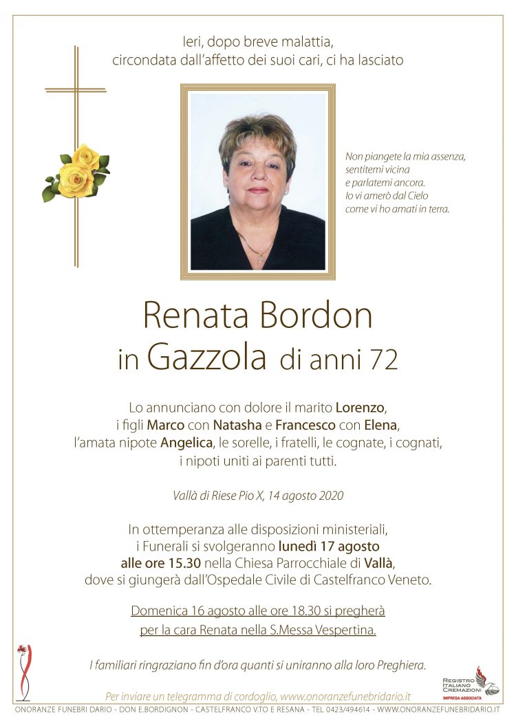 Renata Bordon in Gazzola