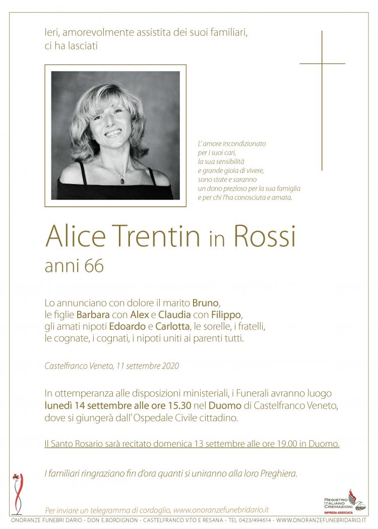 Alice Trentin in Rossi