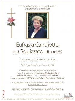 Eufrasia Candiotto ved. Squizzato