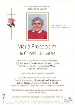 Maria Prosdocimi in Cinel