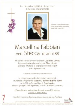 Marcellina Fabbian ved. Stecca