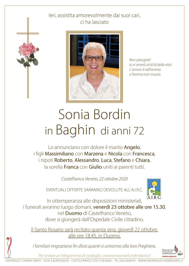 Sonia Bordin in Baghin