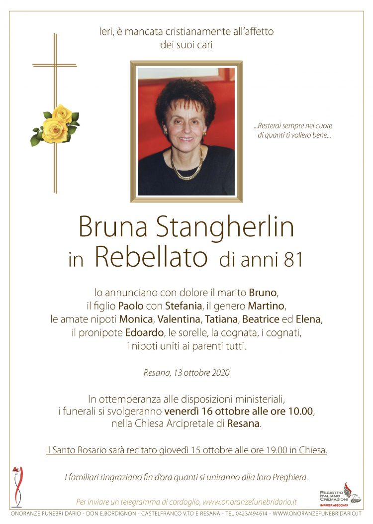 Bruna Stangherlin in Rebellato