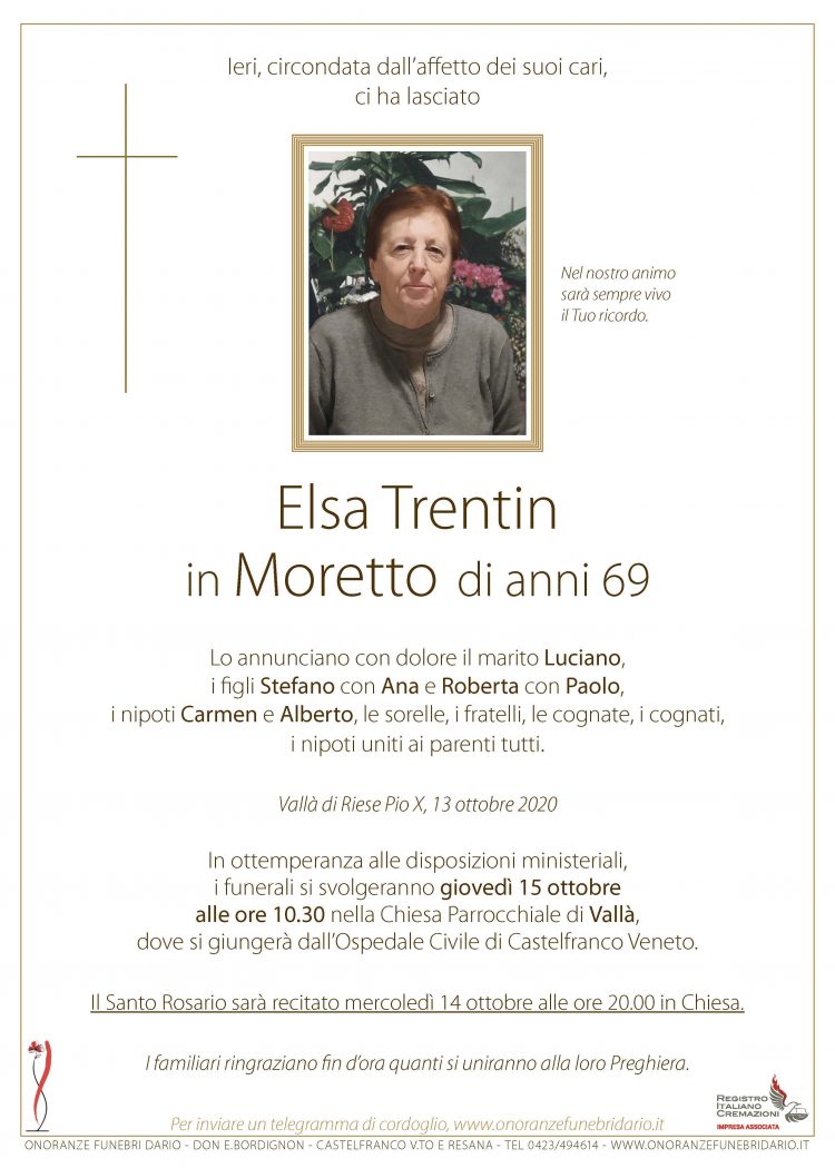 Elsa Trentin in Moretto