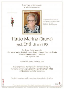 Tiatto Marina (Bruna) ved. Enti