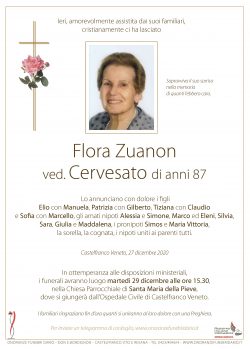 Flora Zuanon ved. Cervesato