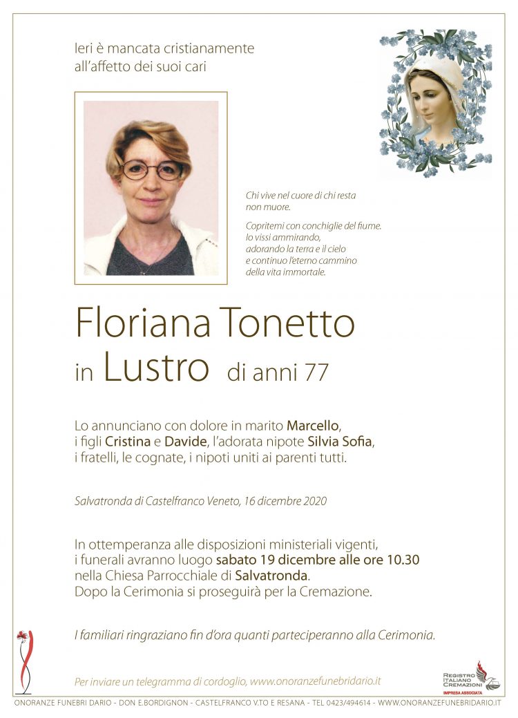 Floriana Tonetto in Lustro