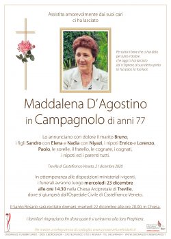 Maddalena D’Agostino in Campagnolo