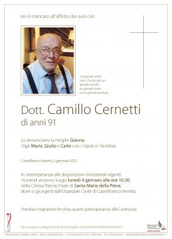 Dott. Camillo Cernetti