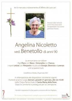 Angelina Nicoletto ved. Benetollo