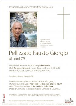 Pellizzato Fausto Giorgio