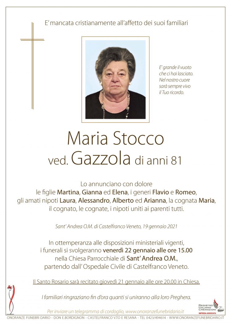 Maria Stocco ved. Gazzola