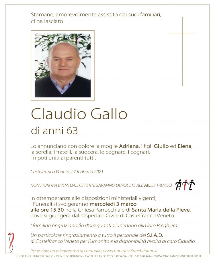 Claudio Gallo