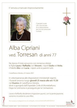 Alba Cipriani ved. Torresan