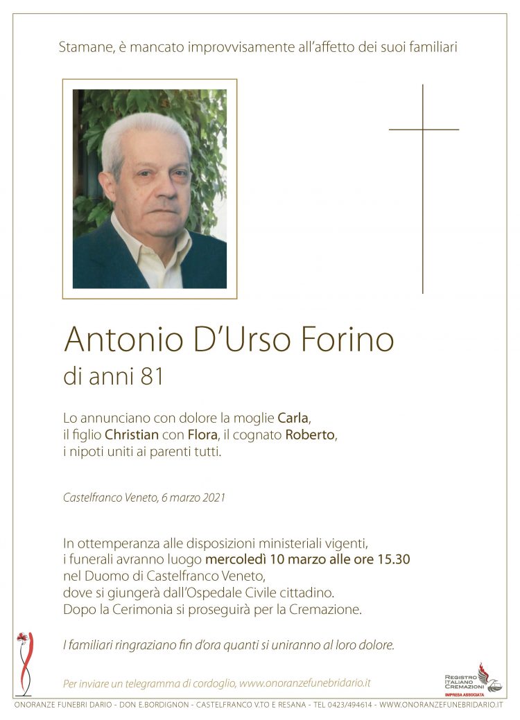 Antonio D’Urso Forino