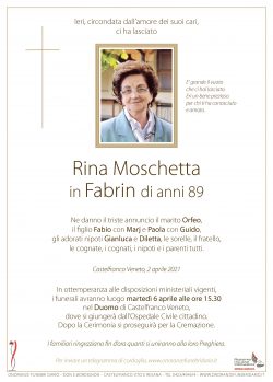 Rina Moschetta in Fabrin