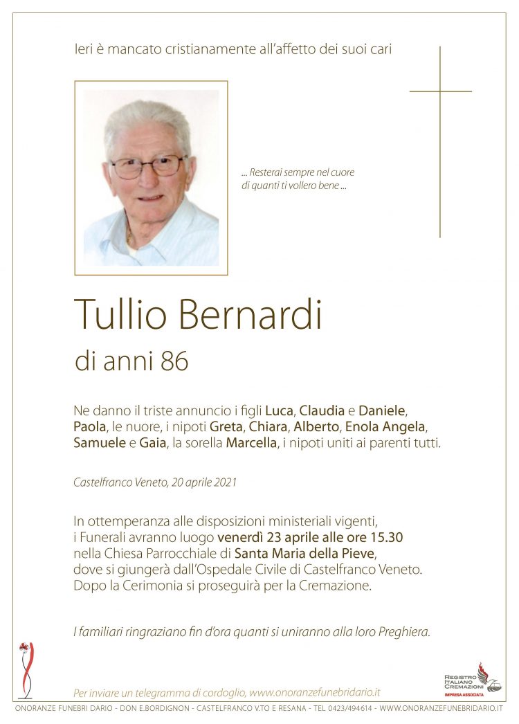 Tullio Bernardi