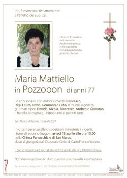 Maria Mattiello in Pozzobon