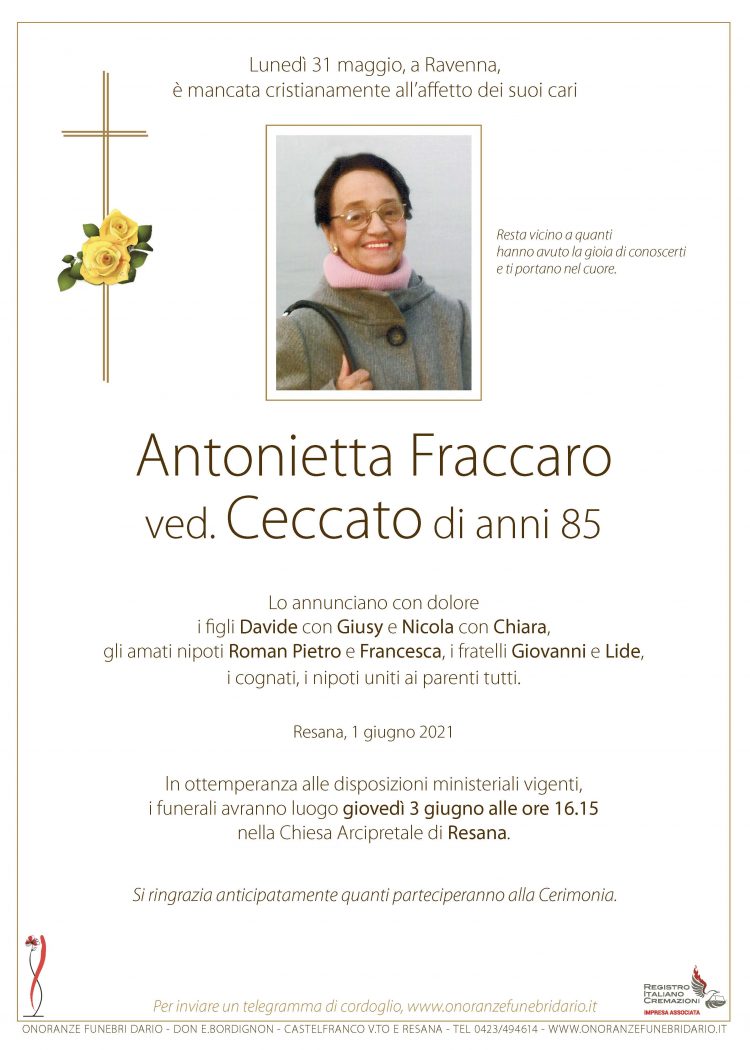 Antonietta Fraccaro ved. Ceccato