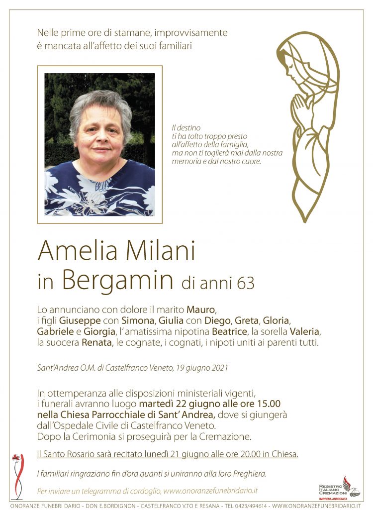 Amelia Milani in Bergamin