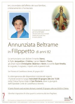 Annunziata Beltrame in Filippetto