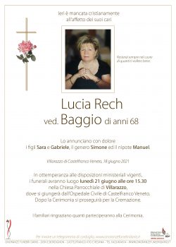 Lucia Rech ved. Baggio