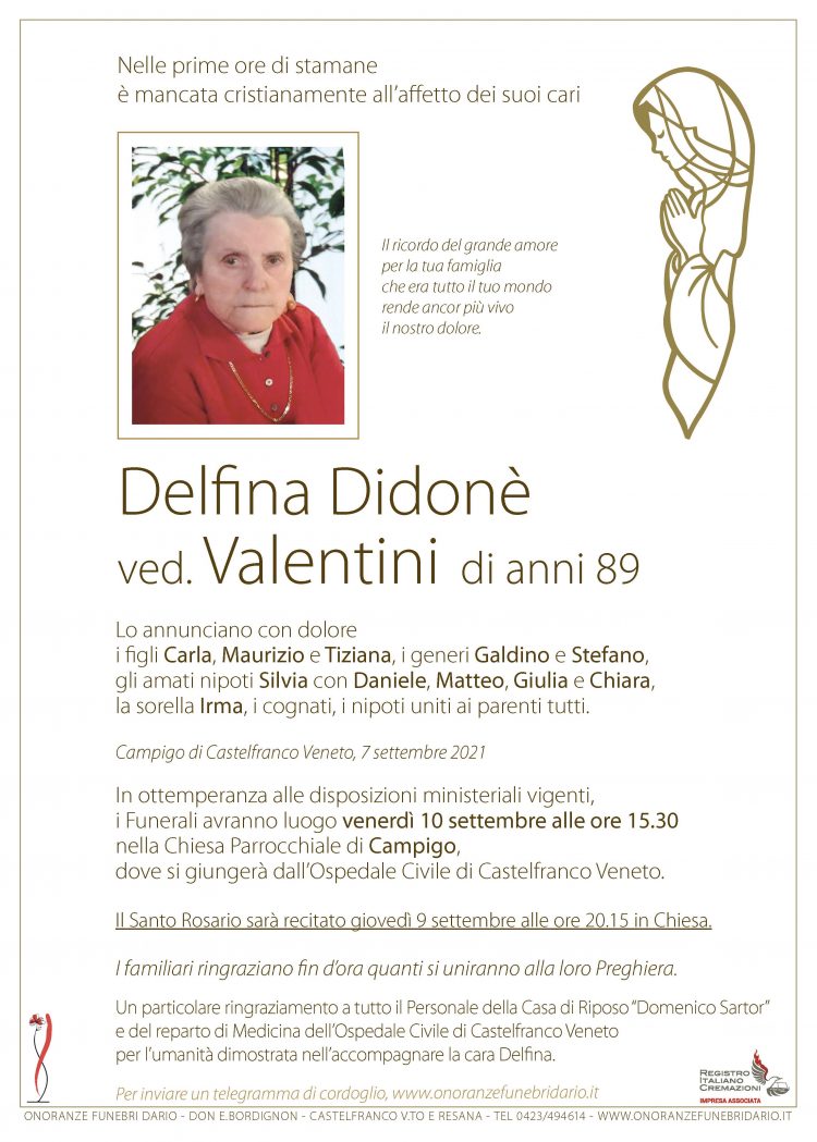 Delfina Didonè ved. Valentini