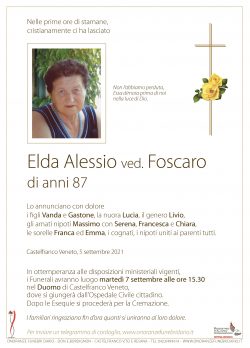 Elda Alessio ved. Foscaro