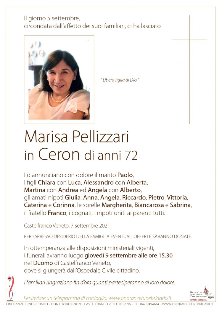 Pellizzari Marisa in Ceron