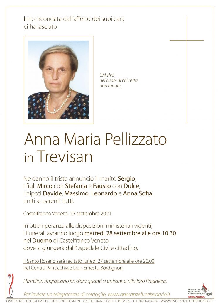 Anna Maria Pellizzato in Trevisan