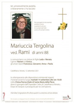 Mariuccia Tergolina ved. Rami