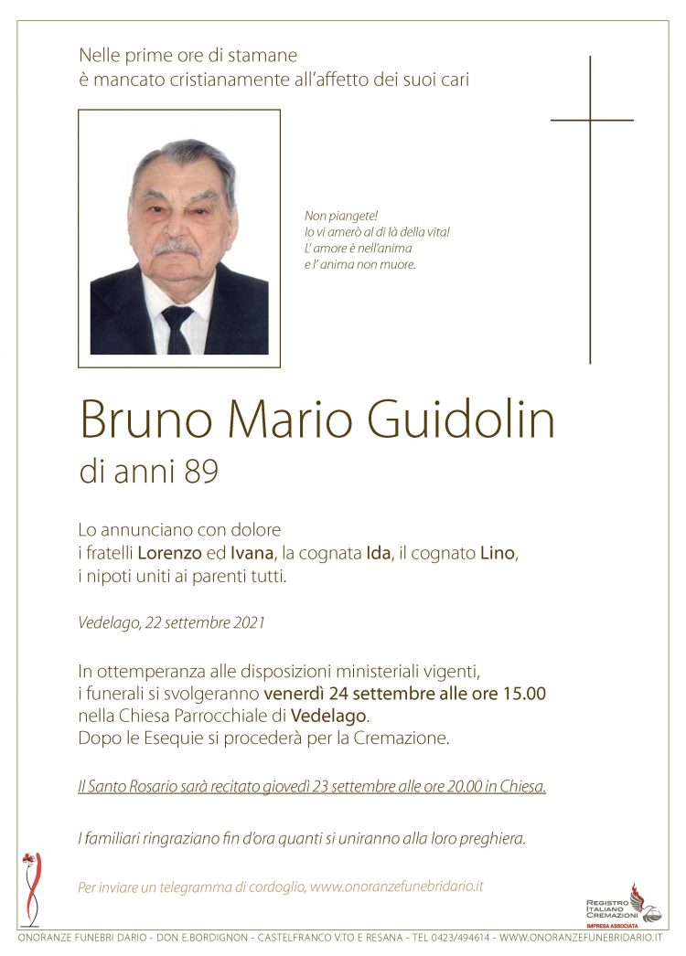 Bruno Mario Guidolin