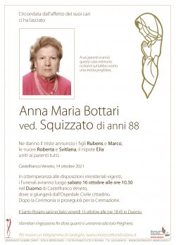 Anna Maria Bottari ved. Squizzato