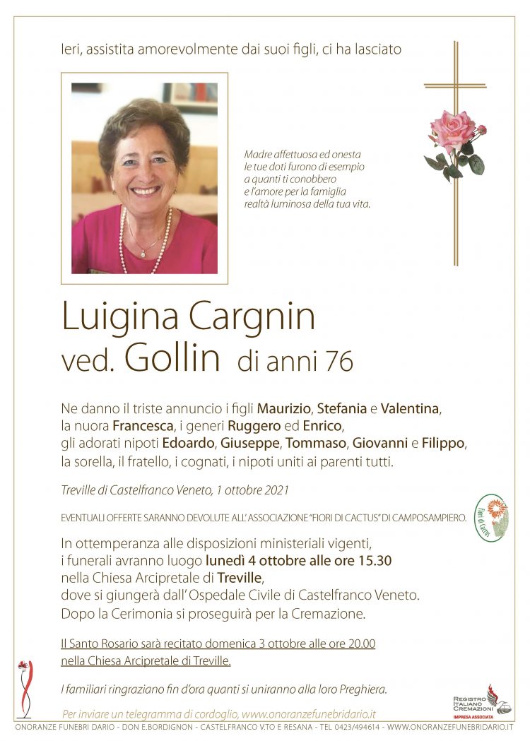Luigina Cargnin ved. Gollin