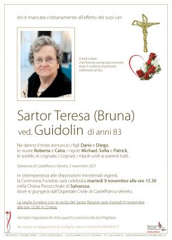 Sartor Teresa (Bruna) ved. Guidolin