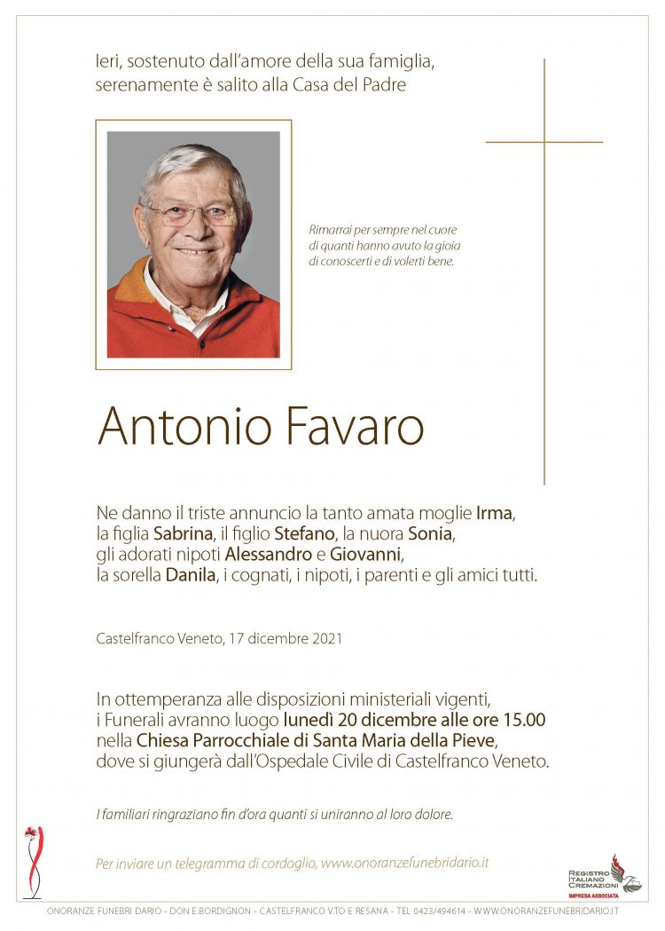 Antonio Favaro
