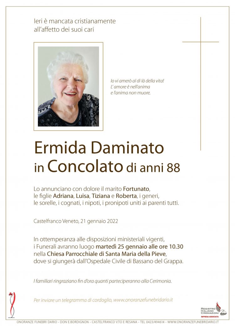 Ermida Daminato in Concolato