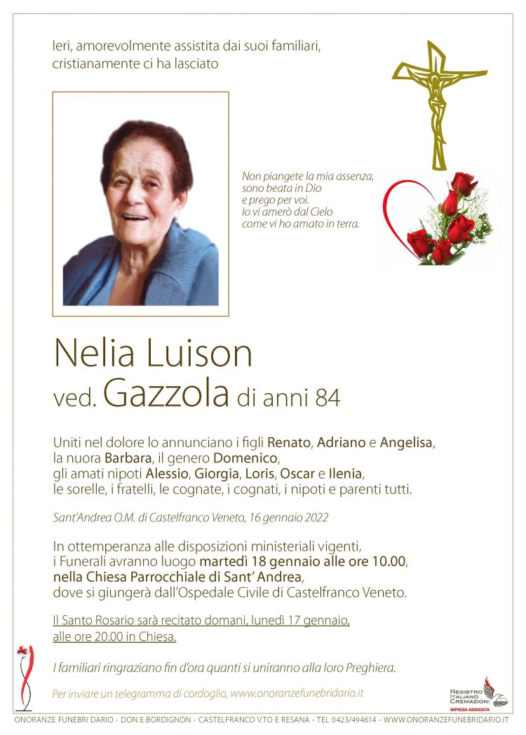 Nelia Luison ved. Gazzola