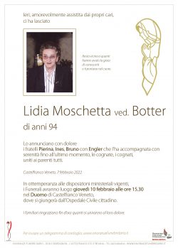 Lidia Moschetta ved. Botter