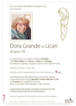 Dora Grande in Licari