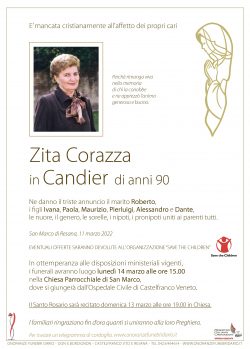 Zita Corazza in Candier