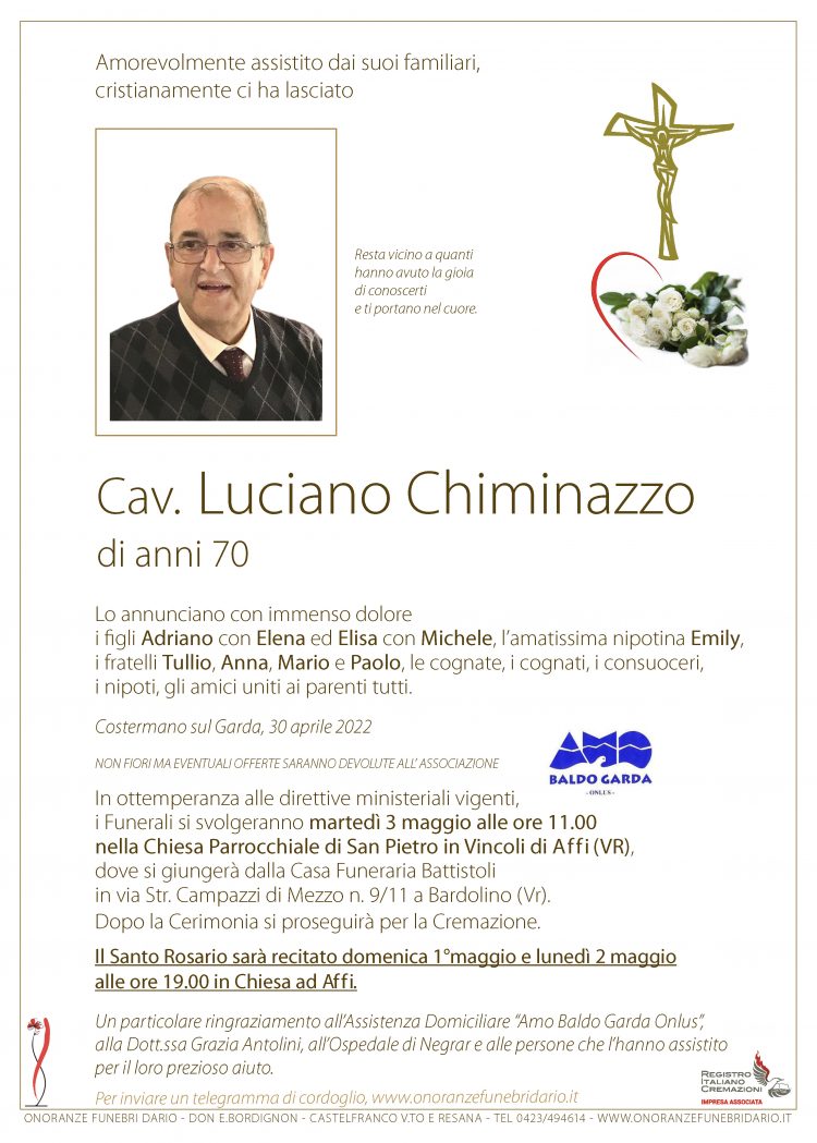 Cav. Chiminazzo Luciano