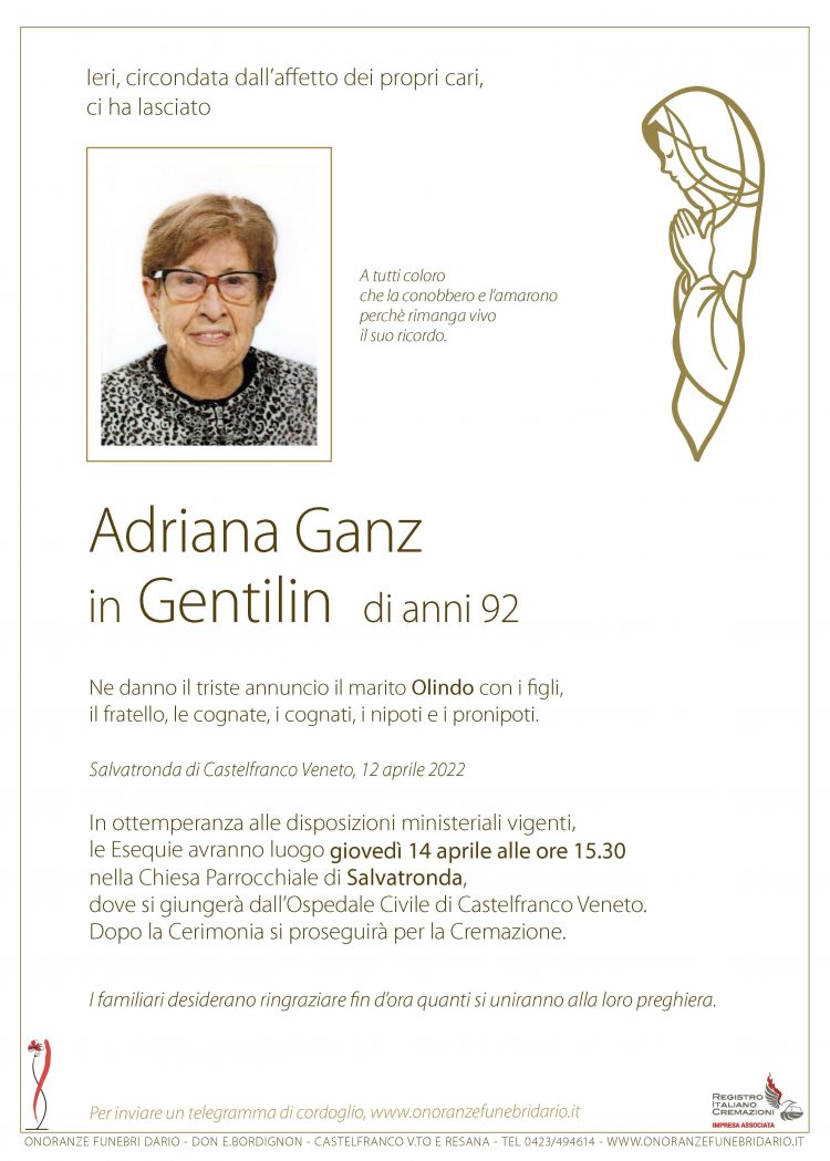 Adriana Ganz in Gentilin