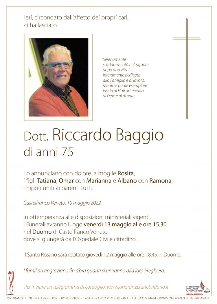 Dott. Riccardo Baggio